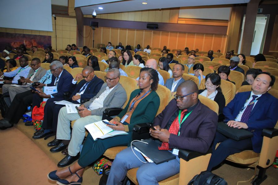 Participants following the proceedings of the opening ceremony of the Inaugural EAC Regional Education Conference.