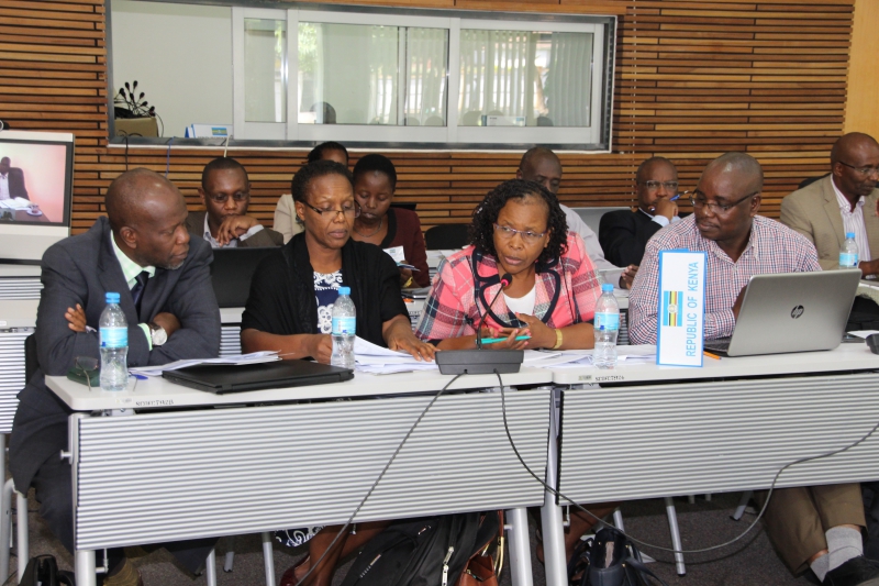 A section of delegates who attended the opening of the Session of Senior Officials of the Extra-Ordinary Sectoral Council of Trade, Industry, Finance and Investment at the EAC Headquarters in Arusha, Tanzania. 