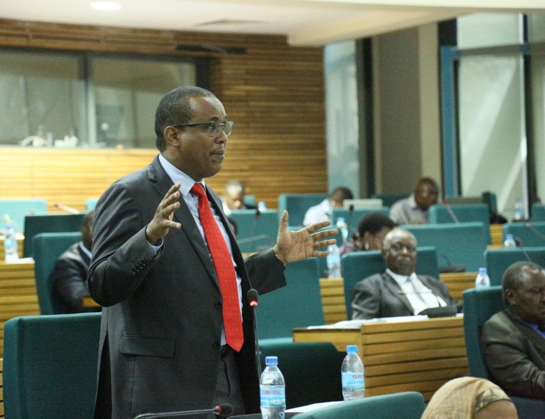 Hon Abdikadir Aden, mover of the Motion seeking leave to introduce amendment to the EAC Customs Management Act, 2014,