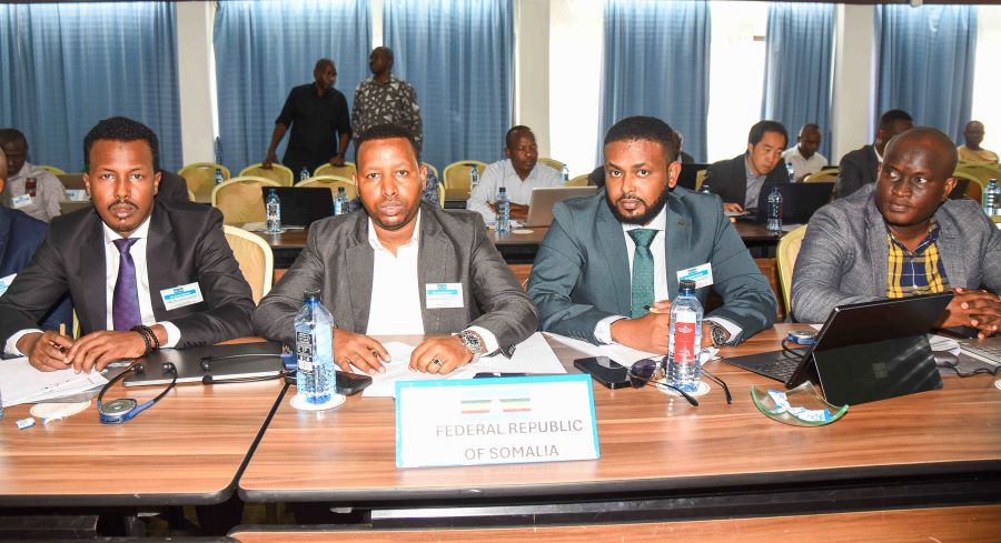 A section of delegates during the Senior Officials Session of the 19th EAC Sectoral Council on Transport, Communications and Meteorology in Mombasa.