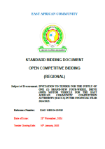 cnt1235PNG Supply of One (1) Brand New Four-Wheel Drive (4WD) Motor Vehicle (Station Wagon) SUV for EACCA for FY2024/2025