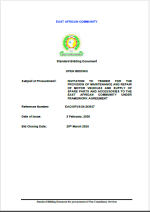 cvtn20250206PNG Provision of Maintenance and Repair of Motor Vehicles and Supply of Spare Parts and Accessories to the EAC under Framework Agreement