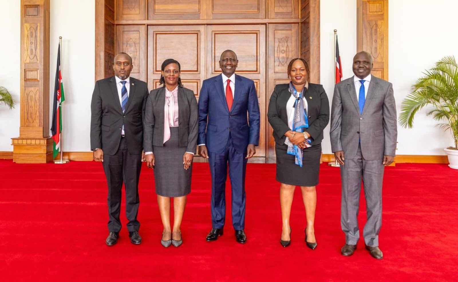 EAC Secretary General and Deputy Secretaries General pay a courtesy call on President William Ruto